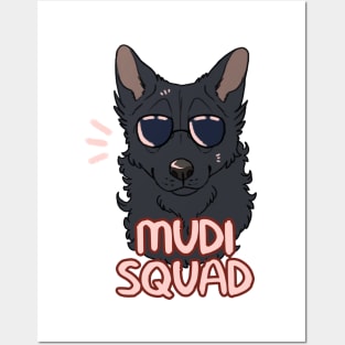 MUDI SQUAD (black) Posters and Art